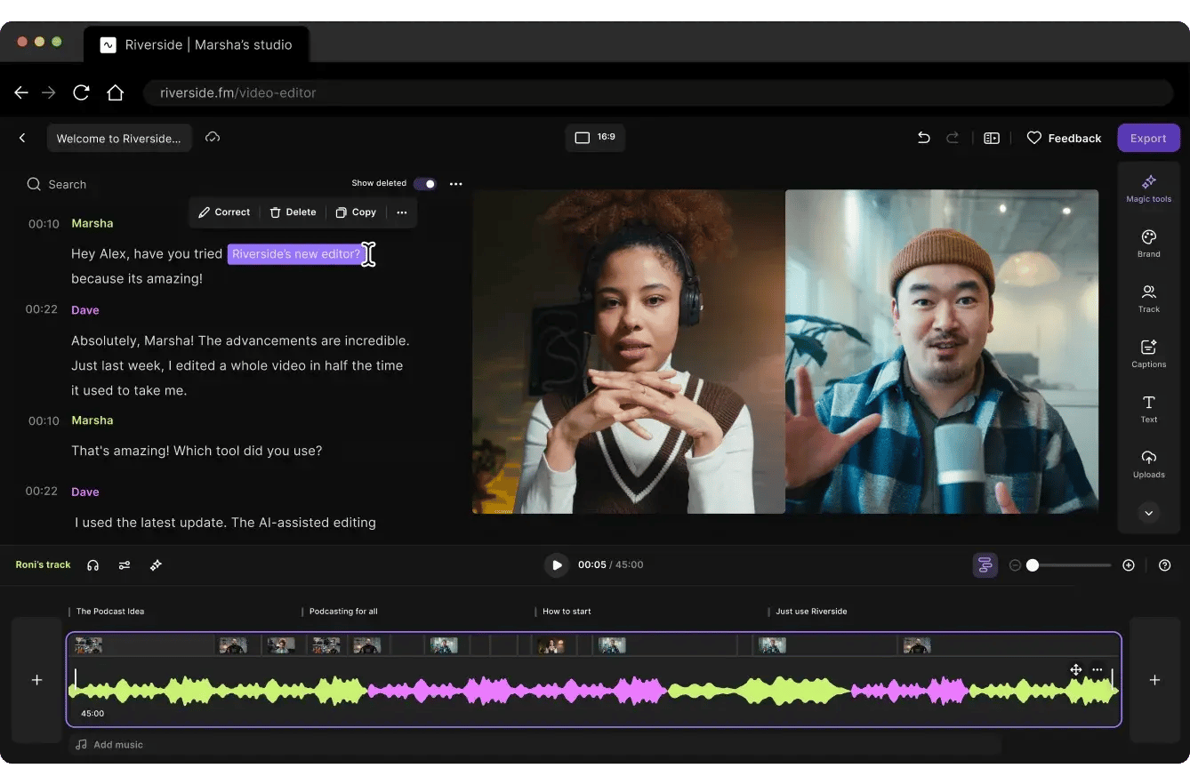 685be7ddd32275d38306aa84_Feature Tool page_2025_04_Podcast Editor